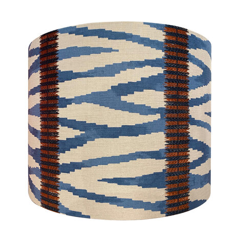 Melting Pot - Lampenkap Wilder Blauw Beige 40x30cm Melting Pot - Lampenkap Wilder Blauw Beige 40x30cm