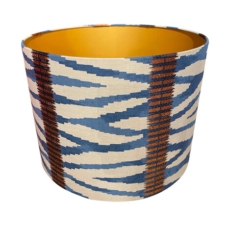 Melting Pot - Lampenkap Wilder Blauw Beige 40x30cm Melting Pot - Lampenkap Wilder Blauw Beige 40x30cm