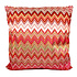 Sierkussen Chevron Rood Multicolor Katoen 50x50cm