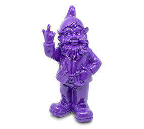 Melting Pot - Beeldje Kabouter Fuck You Paars 32cm Melting Pot - Beeldje Kabouter Fuck You Paars 32cm