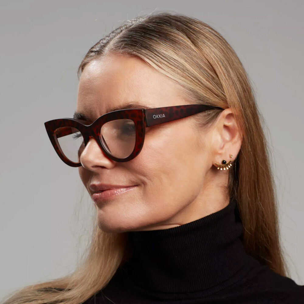 Okkia - Leesbril CLAUDIA Cat-Eye Classic Havana OK023CH
