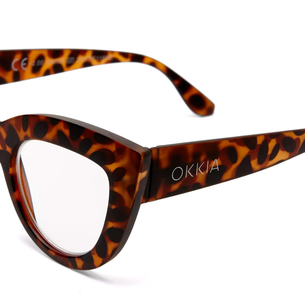 Okkia - Leesbril CLAUDIA Cat-Eye Classic Havana OK023CH