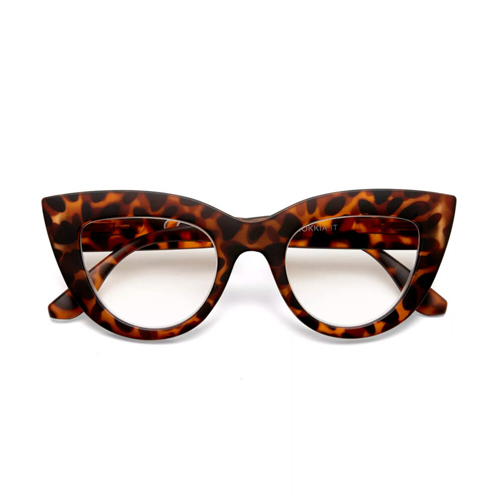 Okkia - Leesbril CLAUDIA Cat-Eye Classic Havana OK023CH