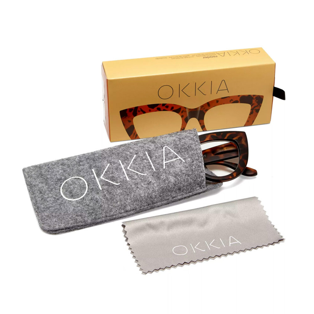Okkia - Leesbril CLAUDIA Cat-Eye Classic Havana OK023CH