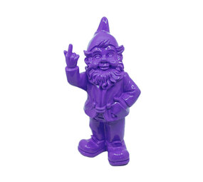 Melting Pot - Beeldje Kabouter F*ck You Paars 20cm Melting Pot - Beeldje Kabouter F*ck You Paars 20cm