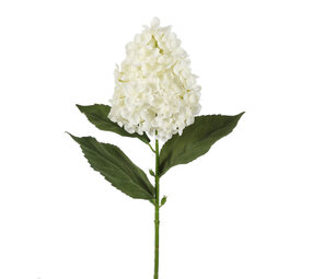 Melting Pot - Kunstbloem Hortensia Wit Tak 71cm