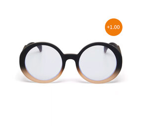 Okkia - Leesbril LAURA Round Black Rose OK024BP Okkia - Leesbril LAURA Round Black Rose OK024BP