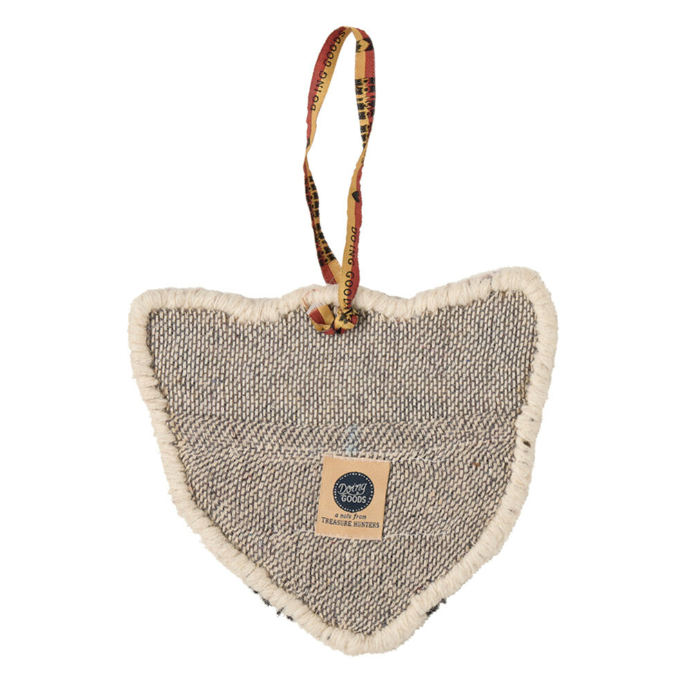 Doing Goods - Hanger Lilly Luipaard Lila Wol 21x18cm