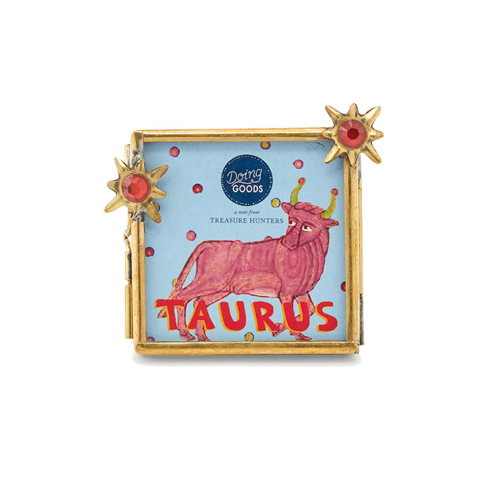 Doing Goods - Fotolijstje Sterrenbeeld Stier Messing 6x6cm foto 5x5cm Doing Goods - Fotolijstje Sterrenbeeld Stier Messing 6x6cm foto 5x5cm