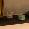 Doing Goods - Sieraaddoosje Lucky Clover Groen Messing 7x6cm