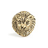 Ladeknop Lovesome Lion Messing 6x7cm Ladeknop Lovesome Lion Messing 6x7cm