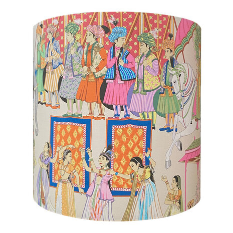 Melting Pot - Lampenkap Kalinda Multicolor Beige 40x40cm