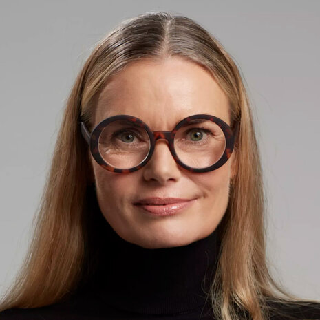 Okkia - Leesbril LAURA Round Classic Havana OK024CH Okkia - Leesbril LAURA Round Classic Havana OK024CH