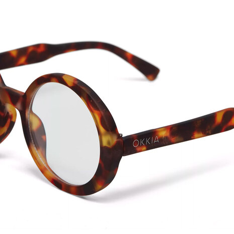 Okkia - Leesbril LAURA Round Classic Havana OK024CH Okkia - Leesbril LAURA Round Classic Havana OK024CH
