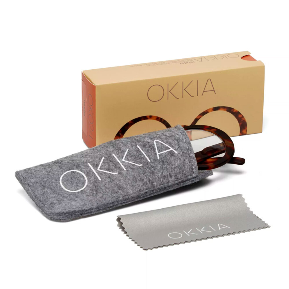 Okkia - Leesbril LAURA Round Classic Havana OK024CH Okkia - Leesbril LAURA Round Classic Havana OK024CH