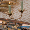 Doing Goods - Kandelaar Palash Palm Messing 27x22cm Doing Goods - Kandelaar Palash Palm Messing 27x22cm
