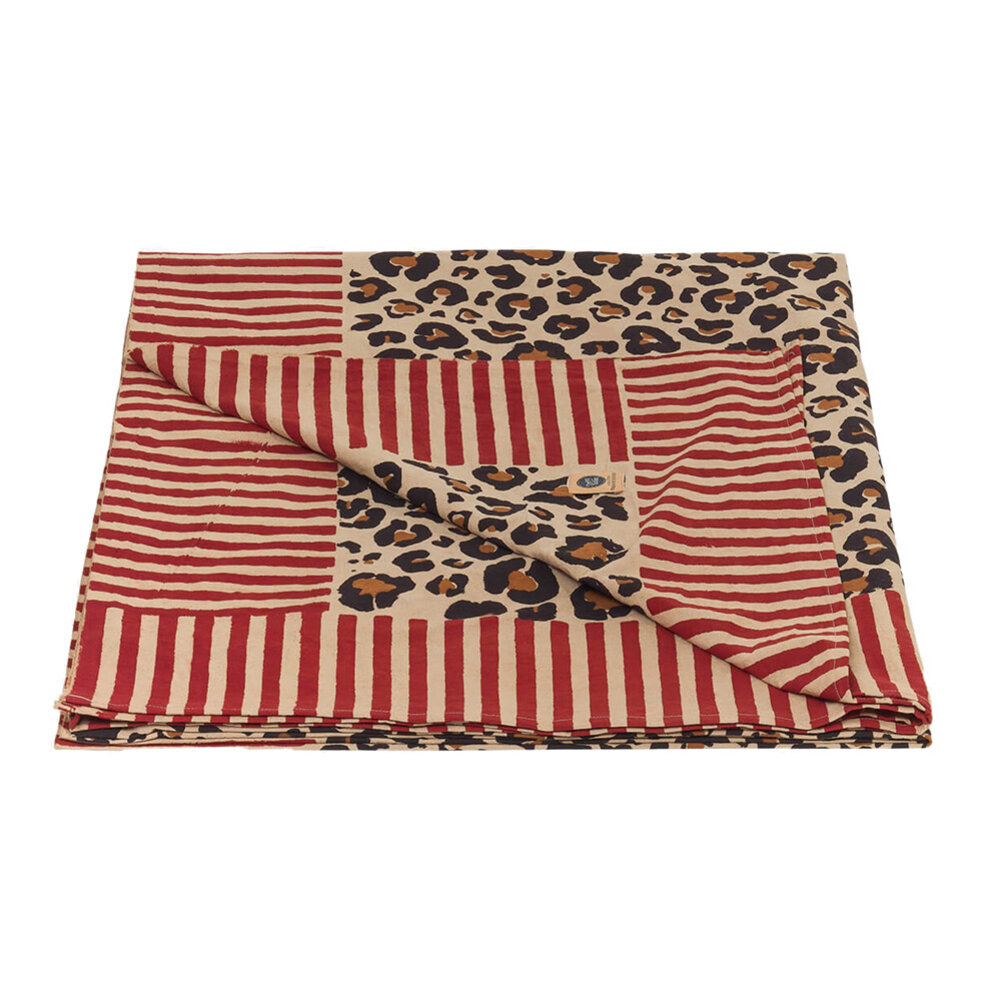 Doing Goods - Plaid & Kleed Leopard Katoen XL 240x280cm Doing Goods - Plaid & Kleed Leopard Katoen XL 240x280cm