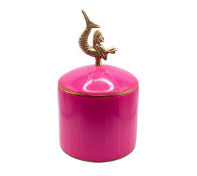 Melting Pot - Doosje Zeemeermin Roze Messing 9x16cm Melting Pot - Doosje Zeemeermin Roze Messing 9x16cm