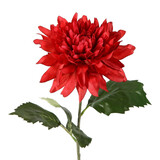 Melting Pot - Kunstbloem Giant Dahlia Rood op Steel 69cm Melting Pot - Kunstbloem Giant Dahlia Rood op Steel 69cm