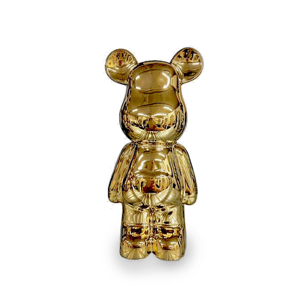 Melting Pot - Beeld Design Teddy Beer Glans Goud Keramiek 22cm Melting Pot - Beeld Design Teddy Beer Glans Goud Keramiek 22cm