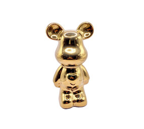 Melting Pot - Beeld Design Teddy Beer Glans Goud Keramiek 18cm Melting Pot - Beeld Design Teddy Beer Glans Goud Keramiek 18cm