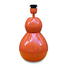 Colmore - Tafel Lamp Voet Bollen Papaya Emaille Metaal 21x40cm Colmore - Tafel Lamp Voet Bollen Papaya Emaille Metaal 21x40cm