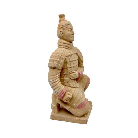 Melting Pot - Beeld Chinese Soldaat Knielend Terracotta 11x30cm