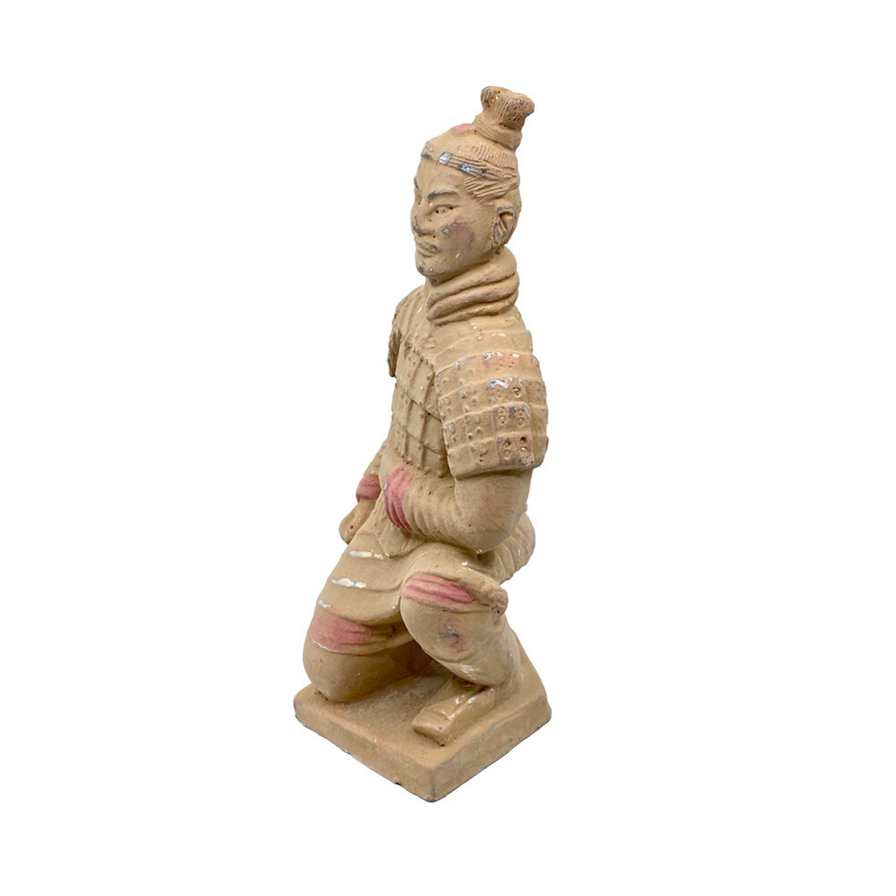 Melting Pot - Beeld Chinese Soldaat Knielend Terracotta 11x30cm