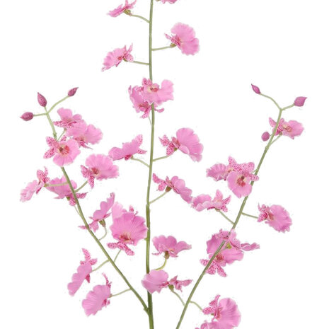 Melting Pot - Kunstbloem Orchidee Roze Dancing Tak 80cm Melting Pot - Kunstbloem Orchidee Roze Dancing Tak 80cm