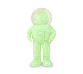 Donkey - Beeldje Astronaut met Sneeuwbol Groen 9x18cm Donkey - Beeldje Astronaut met Sneeuwbol Groen 9x18cm