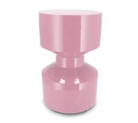 Melting Pot - Bijzettafel & Kruk Sephora Roze Metaal 30x47cm Melting Pot - Bijzettafel & Kruk Sephora Roze Metaal 30x47cm