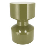 Melting Pot - Bijzettafel & Kruk Sephora Olijf Groen Metaal 30x47cm Melting Pot - Bijzettafel & Kruk Sephora Olijf Groen Metaal 30x47cm