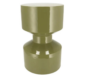 Melting Pot - Bijzettafel & Kruk Sephora Olijf Groen Metaal 30x47cm Melting Pot - Bijzettafel & Kruk Sephora Olijf Groen Metaal 30x47cm