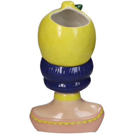Melting Pot - Vaas Dame Citroen Dolomiet 15x12x25cm