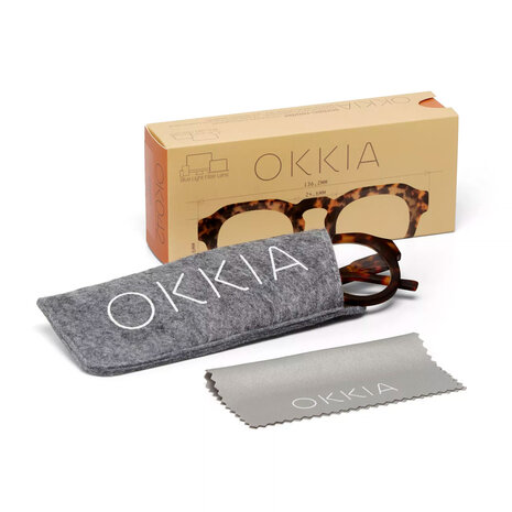Okkia - Leesbril ZENO Round Classic Havana OK042CH Okkia - Leesbril ZENO Round Classic Havana OK042CH