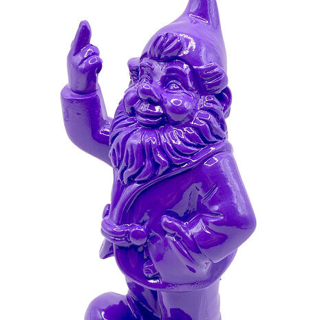Melting Pot - Beeldje Kabouter Fuck You Paars 10cm Melting Pot - Beeldje Kabouter Fuck You Paars 10cm