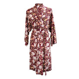 Imbarro - Kimono Royal Colette Donker Rood Viscose one-size Imbarro - Kimono Royal Colette Donker Rood Viscose one-size
