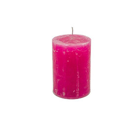 Branded By - Stomp Kaars Roze 7x10cm Paraffine 45 branduur Branded By - Stomp Kaars Roze 7x10cm Paraffine 45 branduur