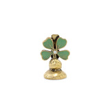 Doing Goods - Kaart & Foto Houder Lucky Clover Messing 3x4cm