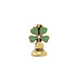 Kaart & Foto Houder Lucky Clover Messing 3x4cm