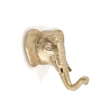 Doing Goods - Wandhaak Billy Elephant Messing 7x7x8cm