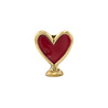 Doing Goods - Kaart & Foto Houder Pyar Hart Rood Gerecycled Messing 5x4x2cm