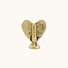 Doing Goods - Kaart & Foto Houder Pyar Hart Rood Gerecycled Messing 5x4x2cm