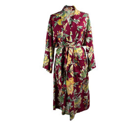 Imbarro - Kimono Romee Donker Rood Viscose One-Size Imbarro - Kimono Romee Donker Rood Viscose One-Size