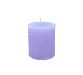 Branded By - Stomp Kaars Lila 7x8cm Parafine 40 Branduur Branded By - Stomp Kaars Lila 7x8cm Parafine 40 Branduur