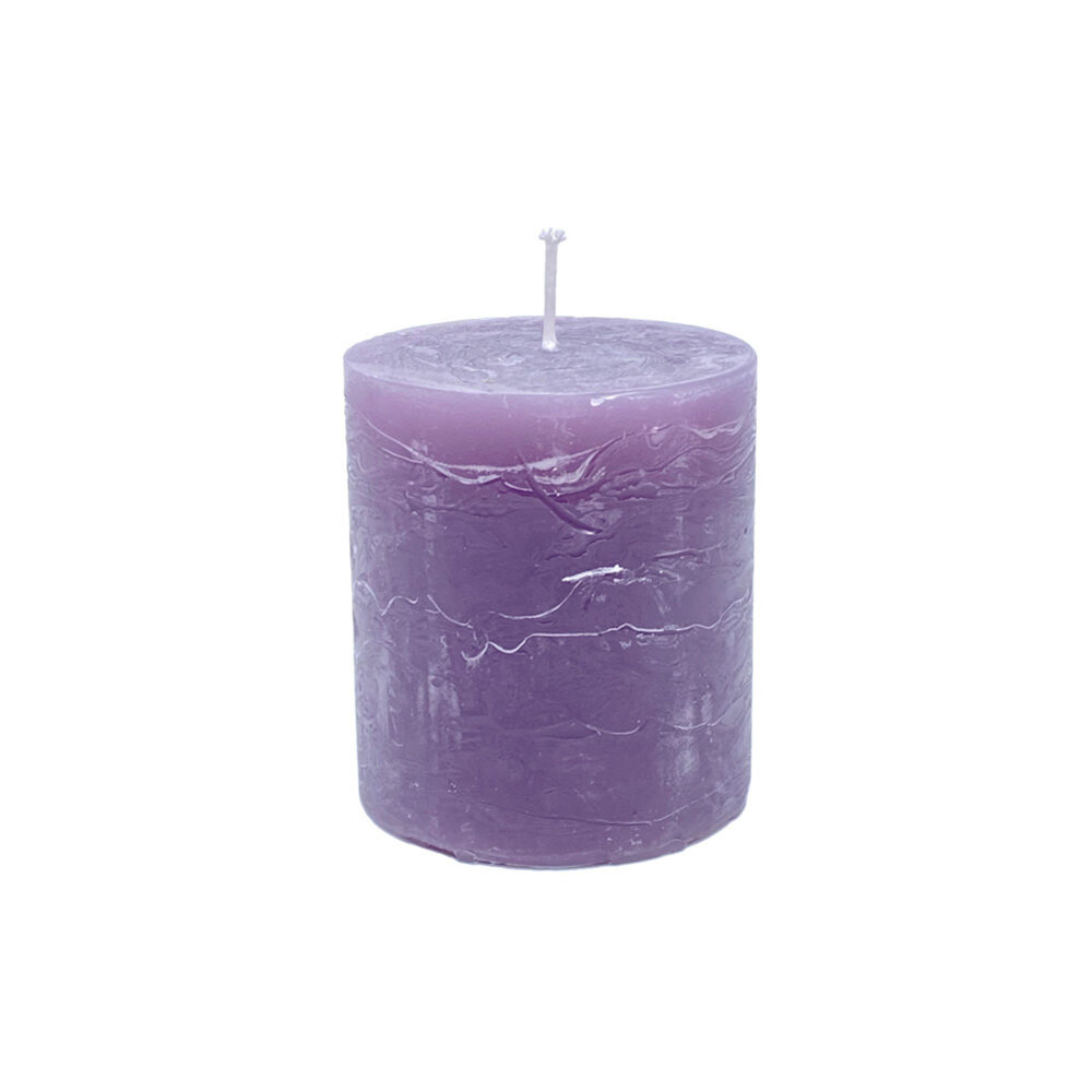 Branded By - Stomp Kaars Aubergine 7x8cm Parafine 40 Branduur