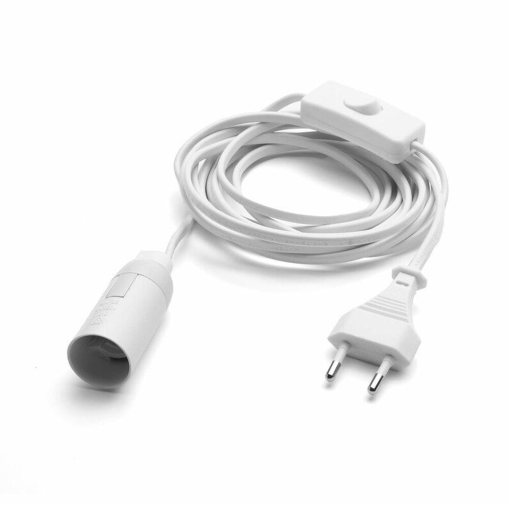 Melting Pot - Pendel Lichtsnoer Wit met Kleine Fitting 3.5m Melting Pot - Pendel Lichtsnoer Wit met Kleine Fitting 3.5m