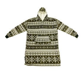 Melting Pot - Huis Onesie Sven Martini Olijf Groen 70x110cm unisex Melting Pot - Huis Onesie Sven Martini Olijf Groen 70x110cm unisex