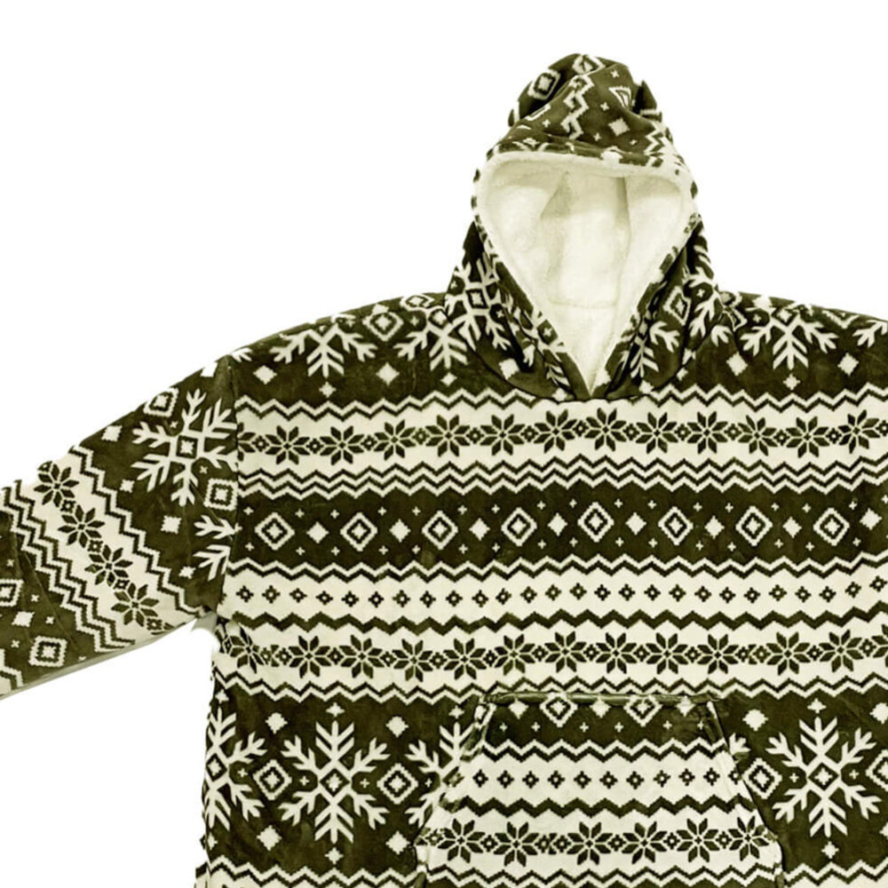 Melting Pot - Huis Onesie Sven Martini Olijf Groen 70x110cm unisex Melting Pot - Huis Onesie Sven Martini Olijf Groen 70x110cm unisex
