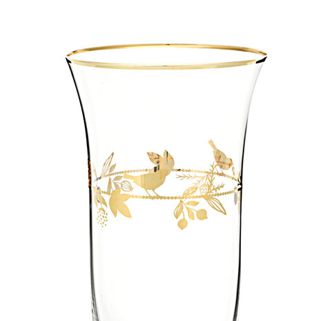 Pip Studio - Champagne Glas Winter Wonderland Goud 220ml Pip Studio - Champagne Glas Winter Wonderland Goud 220ml